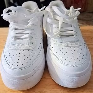 Women's White Nike Court Vision Sneakers